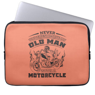 Alte Leidenschaft für Motorräder, Funny Laptopschutzhülle