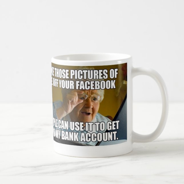 Alte Leute! Kaffeetasse (Rechts)