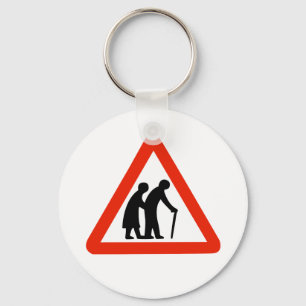 alte Leute Schlüsselanhänger