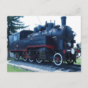 Alte Lokomotive Postkarte