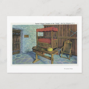 Alte Lombardei Poplar Tree und französisches Schlo Postkarte