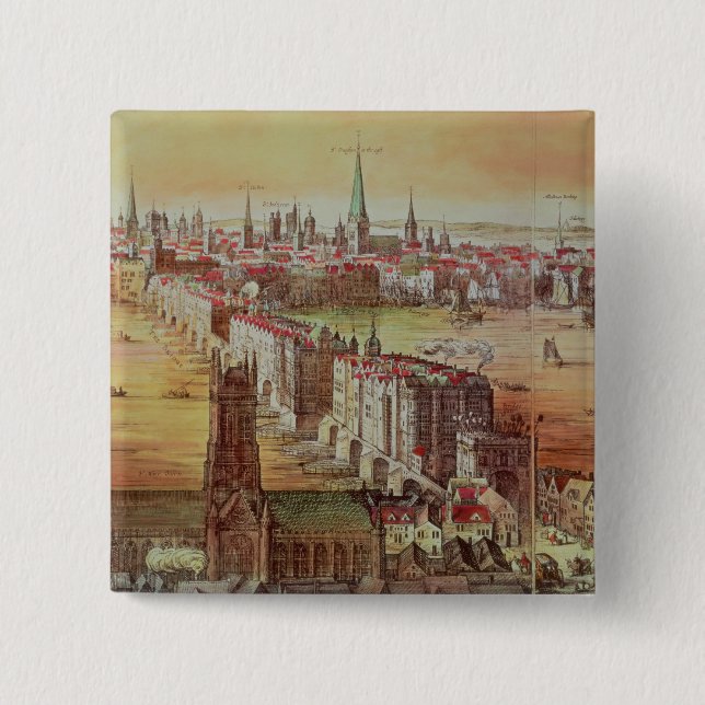 Alte London-Brücke Button (Vorderseite)