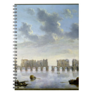 Alte London-Brücke (Öl), c.1630 Notizblock