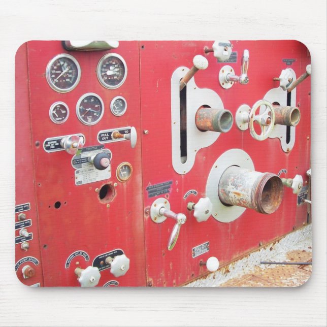 Alte Löschfahrzeuggeräte Mousepad (Vorne)