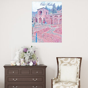 Alte Mahal Historische Ruinen Moderne Kunst, Mauer Poster