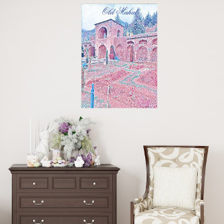 Alte Mahal Historische Ruinen Moderne Kunst, Mauer Poster