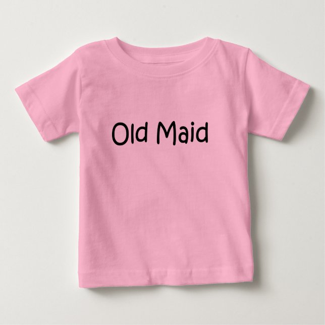 Alte Maid Baby T-shirt (Vorderseite)