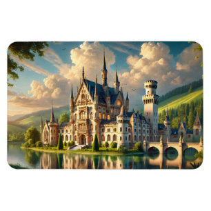 Alte majestätische Burg Magnet