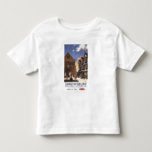 Alte Markt-Hall-Ansicht-britisches Kleinkind T-shirt