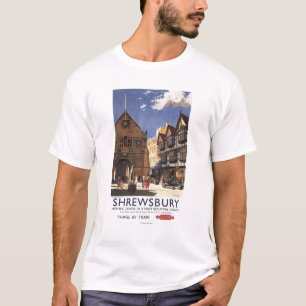Alte Markt-Hall-Ansicht-britisches T-Shirt