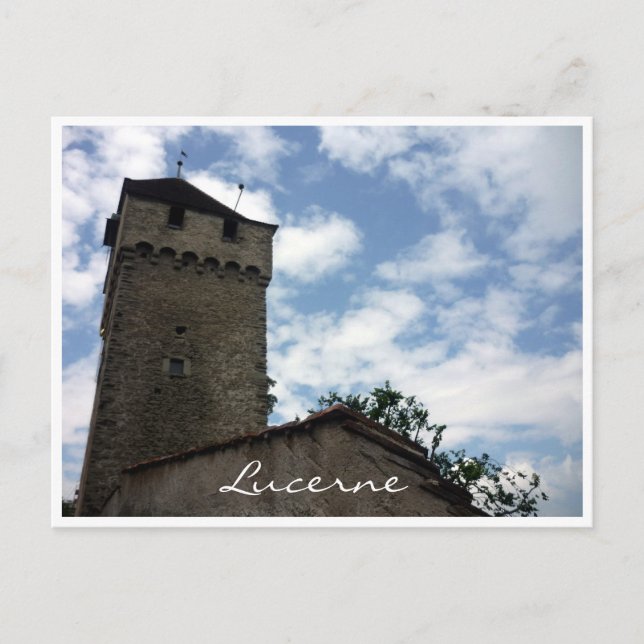 Alte Mauern Luzerne Postkarte (Vorderseite)