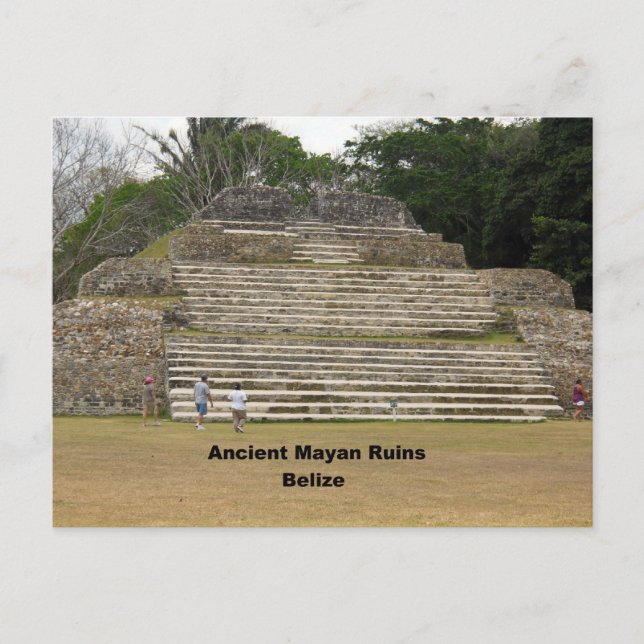Alte Maya-Ruinen, Belize Postkarte (Vorderseite)