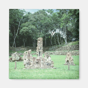 Alte Maya Ruins Copan N.W. Honduras Foto Magnet
