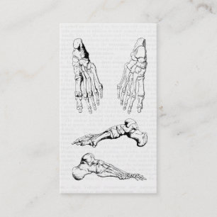 Alte medizinische Kunst menschliche Anatomie Knoch Visitenkarte