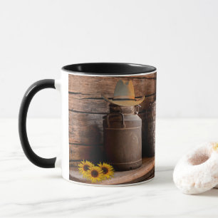 Alte Milchkanne Tasse