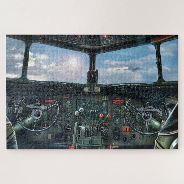 Alte Militärflugzeuge Puzzle (Horizontal)