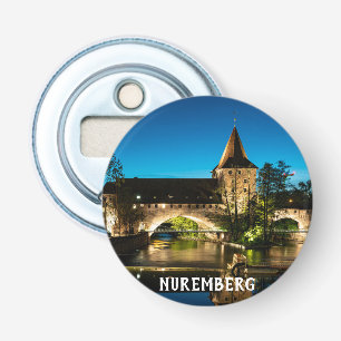 Alte mittelalterliche Brücke in Nürnberg Flaschenöffner