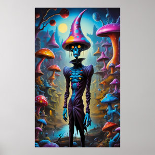 Alte Mode Fungus Death Magic - Ken Magic Art Poster