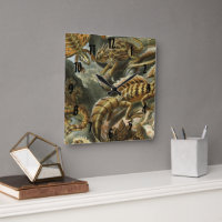 Alte Modeillustration Lacertilia Ernst Haeckels