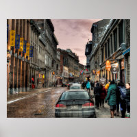 Alte Montreal Street Szene