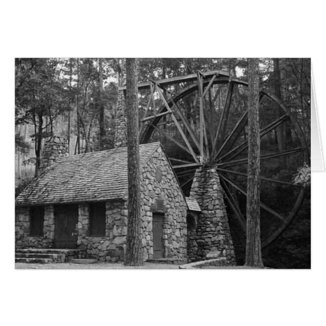 Alte Mühle b/w (Vorderseite (Horizontal))