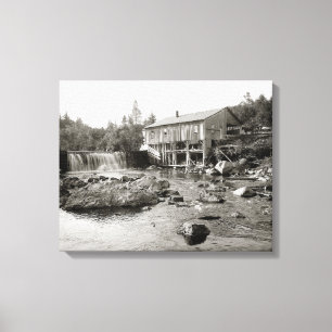 Alte Mühle in den Adirondacks, 1903 Leinwanddruck