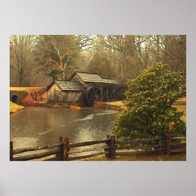 Alte Mühle Poster (Vorne)