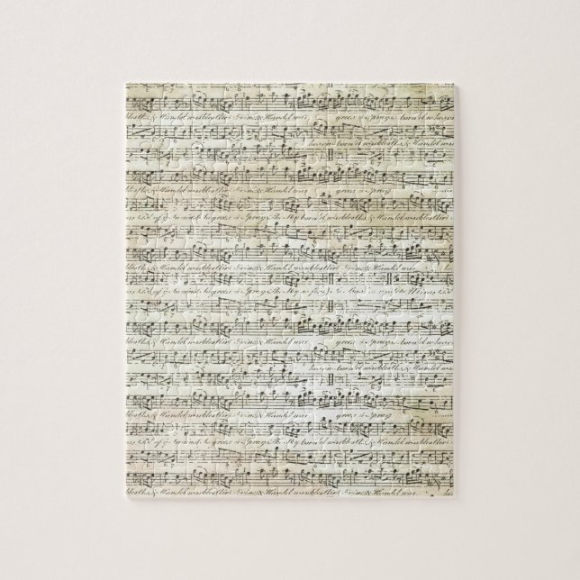 alte Musik Puzzle (Vertikal)