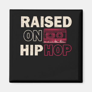 Alte Musik Rap Kindheit Vintage Hip Hop Bass Magnet