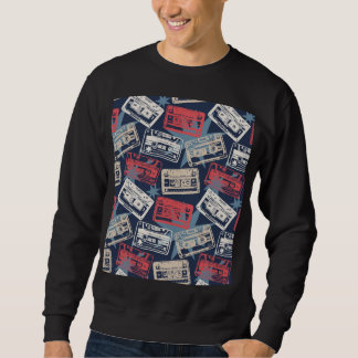 Alte Musikkassetten Vintag nahtlos Sweatshirt