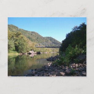 Alte neue Fluss-George-Brücke Postkarte