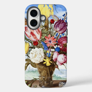 Alte niederländische Blumenstilleben des Goldenen iPhone 16 Hülle
