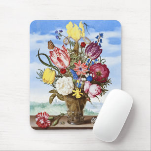 Alte niederländische Blumenstilleben des Goldenen Mousepad