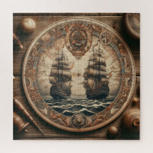 Alte niederländische (Niederlande) Segelschiffe Puzzle