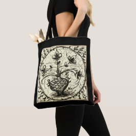 Alte norddeutsche Kachel, Vintage Keramik