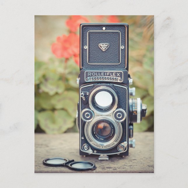 Alte Objektivkamera Postkarte (Vorderseite)