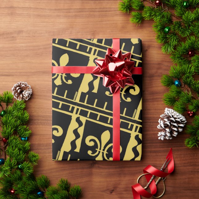 Alte Orleans, Geschenkpapier (Feiertagsgeschenk)