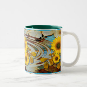 ALTE PAINT & SUNFLOWERS ~ 2 - Tone Tasse