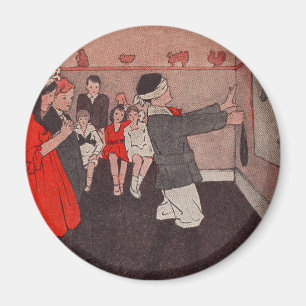 Alte Partyspiele - Pin the Tail on the Donkey Magnet