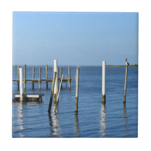 Alte Pier Pilings Fliese