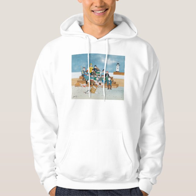 Alte Piraten von Penzance Hoodie (Vorderseite)