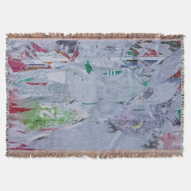 Alte Plakate Winter sehen weiß grün grau rot aus 2 Decke (Vorderseite)