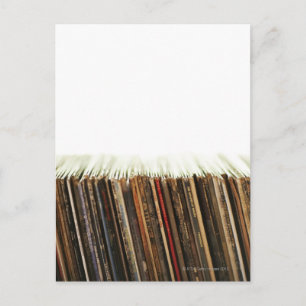 Alte Platten Postkarte