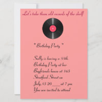 Alte Platten zum Geburtstag.