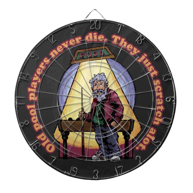 Alte Poolspieler Dartscheibe (vorne)