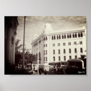 Alte Post in Algier, Algerien Poster