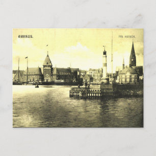 Alte Postkarte - Aarhus, Dänemark