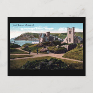 Alte Postkarte - Aberystwyth Burg