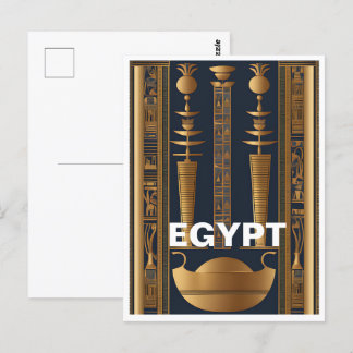 Alte Postkarte Ägypten
