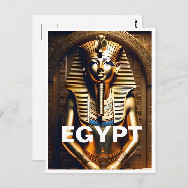 Alte Postkarte Ägypten (Vorne/Hinten)